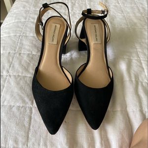 Antonio Melani Black chunky heel size 9.5